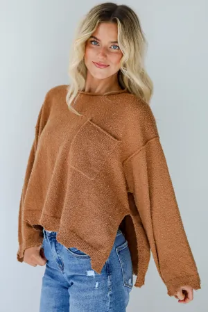 FINAL SALE - Cooler Forecast Brown Sweater