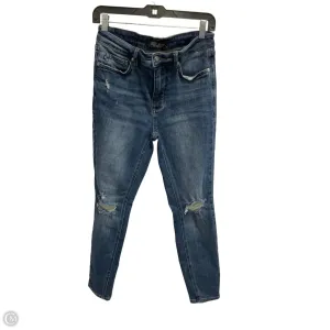 Jeans Skinny By Judy Blue In Blue Denim, Size: 8