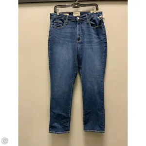 Jeans Straight By Universal Thread In Blue Denim, Size: 12