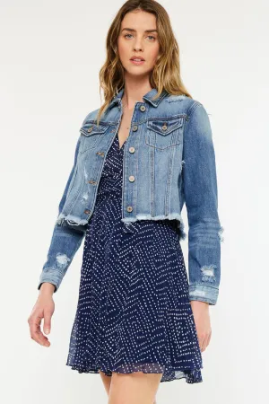 Sawyer Distressed Denim Jacket