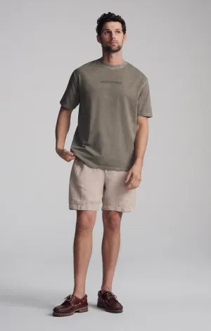 UNSTOPPABLE CREW NECK T-SHIRT IN BUNGEE CORD